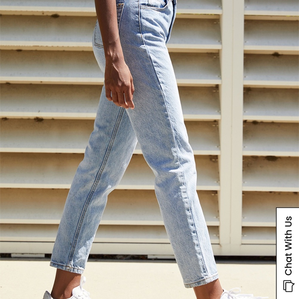 John Galt Medium Wash Straight Leg Jeans